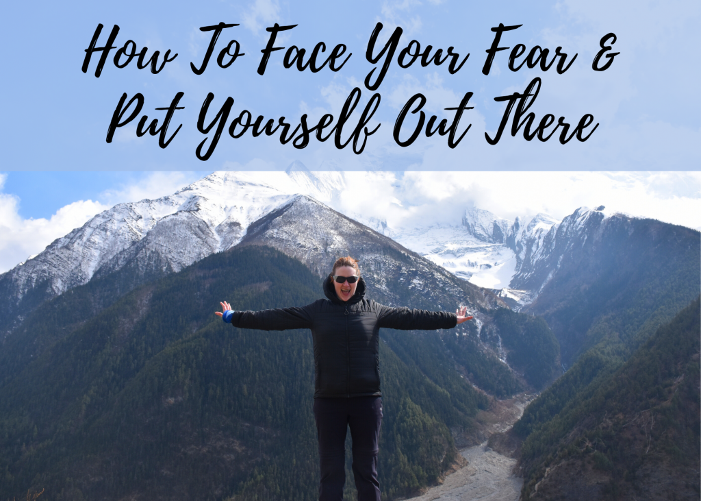 Claire Gillies author blogger - How to face your fear and put yourself out there
